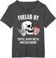 Fueled by Coffee Heavy Metal and Cuss Words Funny Skeleton