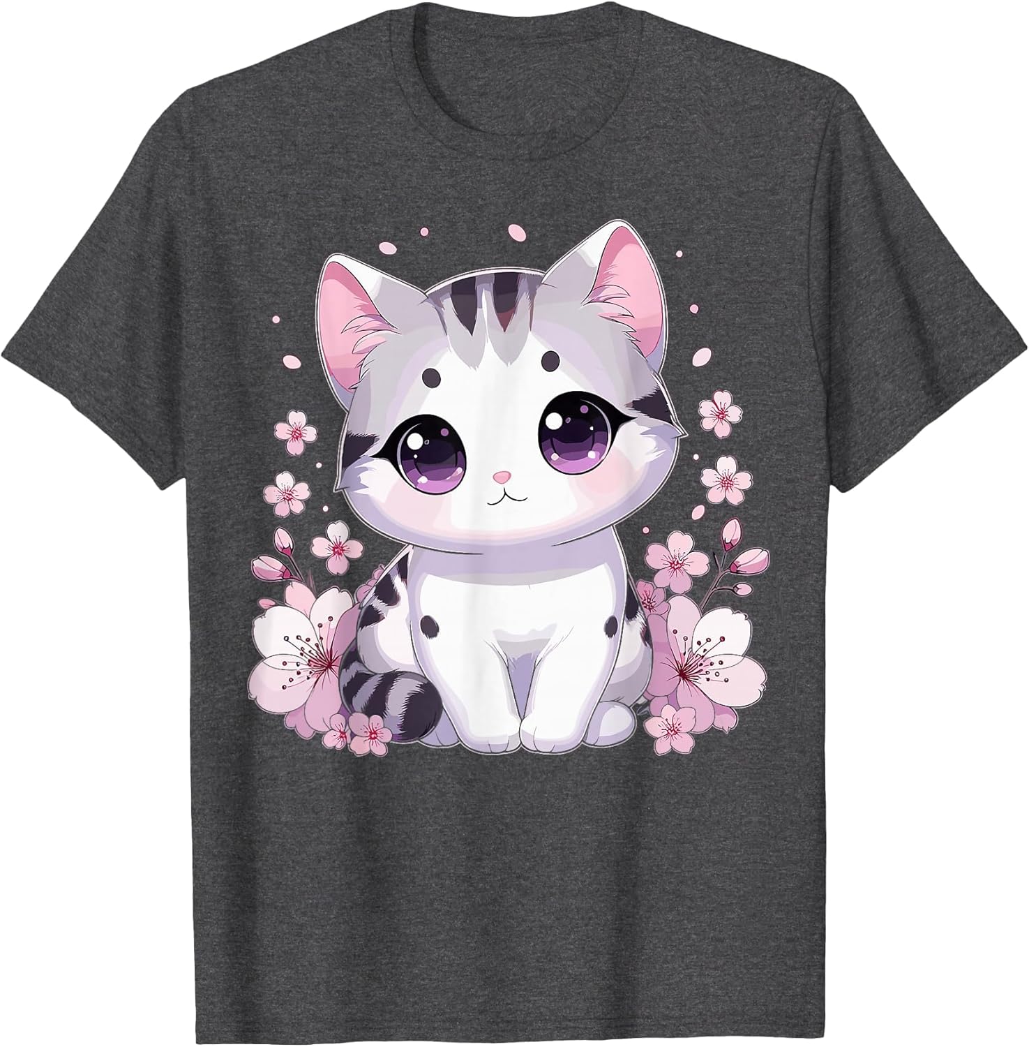Cat Cherry Blossoms Cute Cat