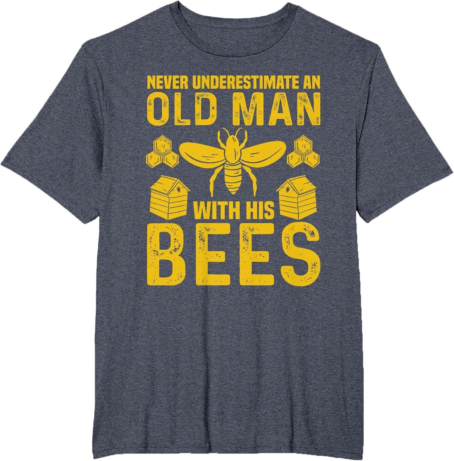 Apiary Bee Keeper an Old Man with His Bees Beekeeping