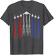 4th of July Fighter Jet Airplane Red White Blue Patriotic