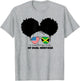 Kids Girls Half American and Jamaican America Jamaica Flag