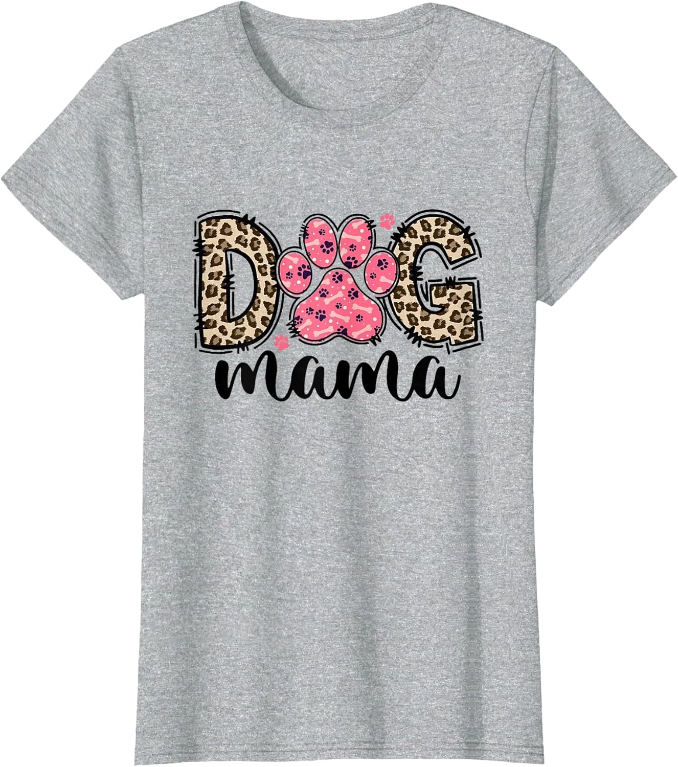 Cute Dog Mama Leopard Dog Lover Paw Dog Mom Squad