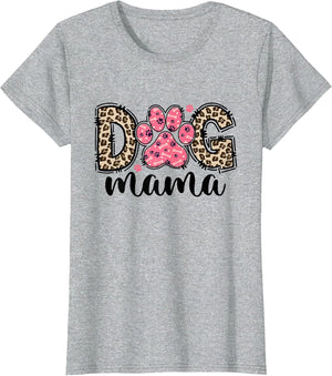 Cute Dog Mama Leopard Dog Lover Paw Dog Mom Squad