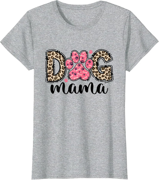 Cute Dog Mama Leopard Dog Lover Paw Dog Mom Squad