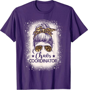 Chaos Coordinator Leopard Messy Bun Bleached Girls Women