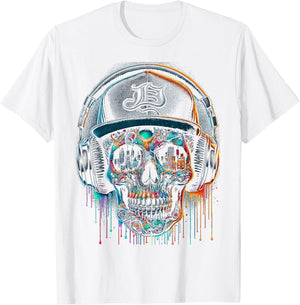 Dripping Paint Skull | Men Women XS - 6XL | Graphic