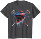 Patriotic American Flag Lacrosse Ice Cream Drip Lax Boys