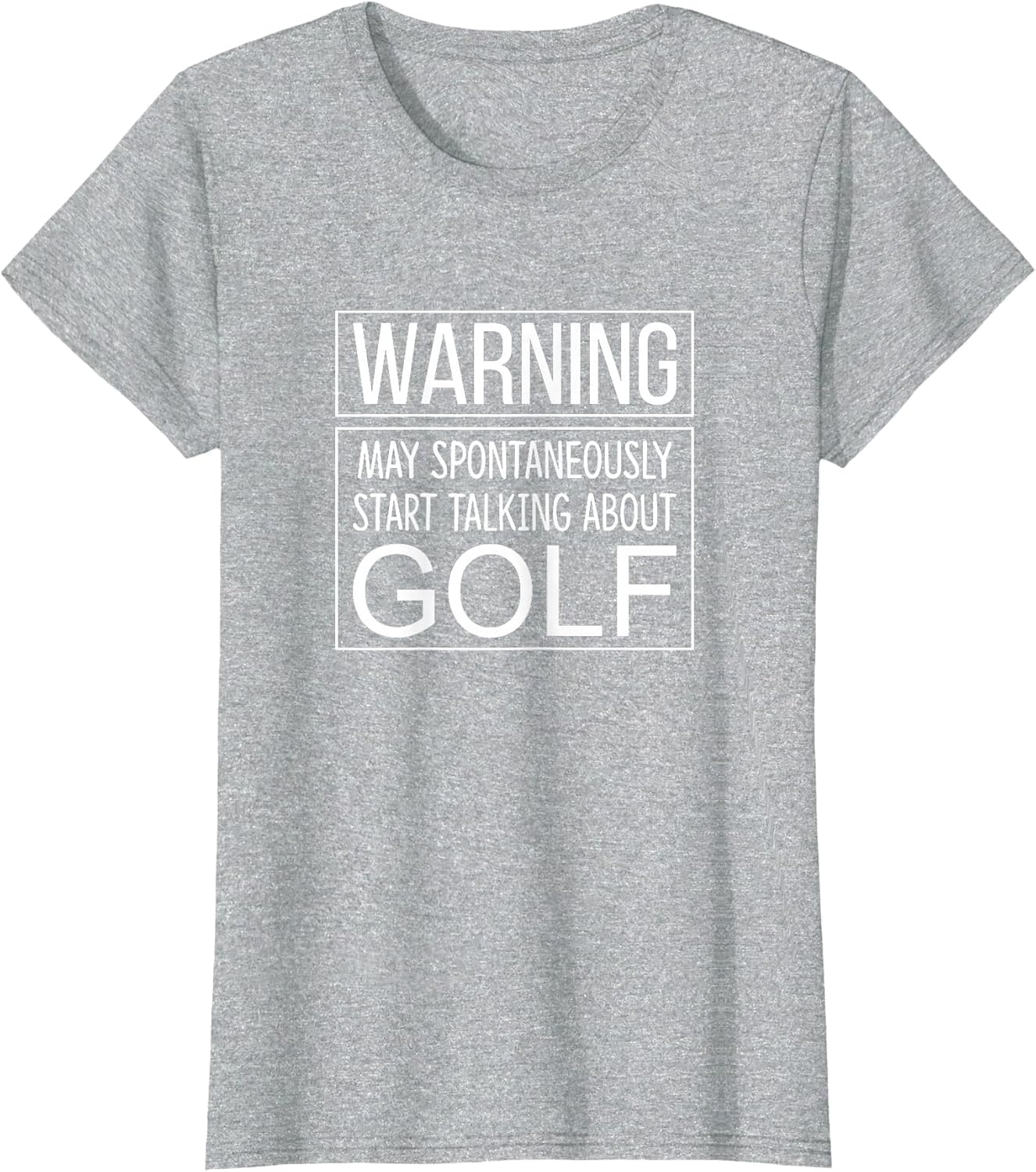 Warning - May Spontaneously Start Talking About Golf