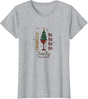 Festive Fizz Prosecco Ho Ho Ho Holiday Christmas Sweater