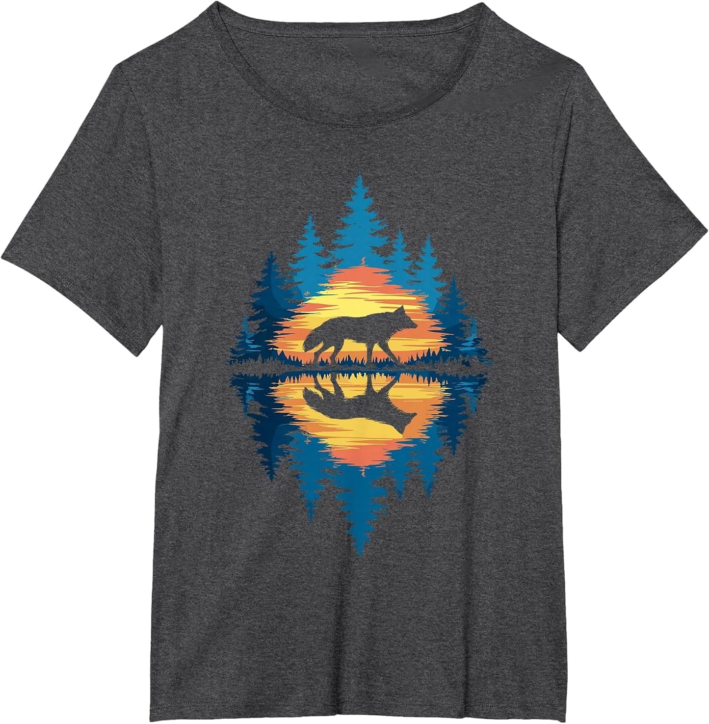 Wolf Forest Nature Wildlife Outdoor Men Women Kids Boys