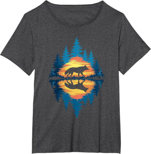 Wolf Forest Nature Wildlife Outdoor Men Women Kids Boys