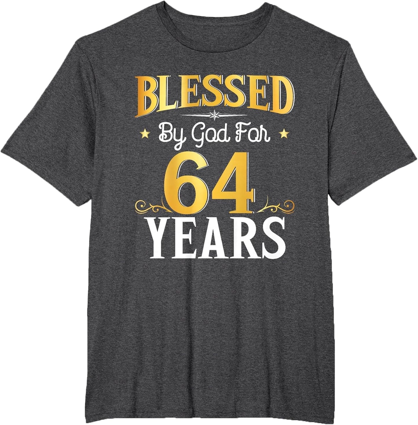 Blessed by God for 64 Years 64th Birthday Gifts Men Women