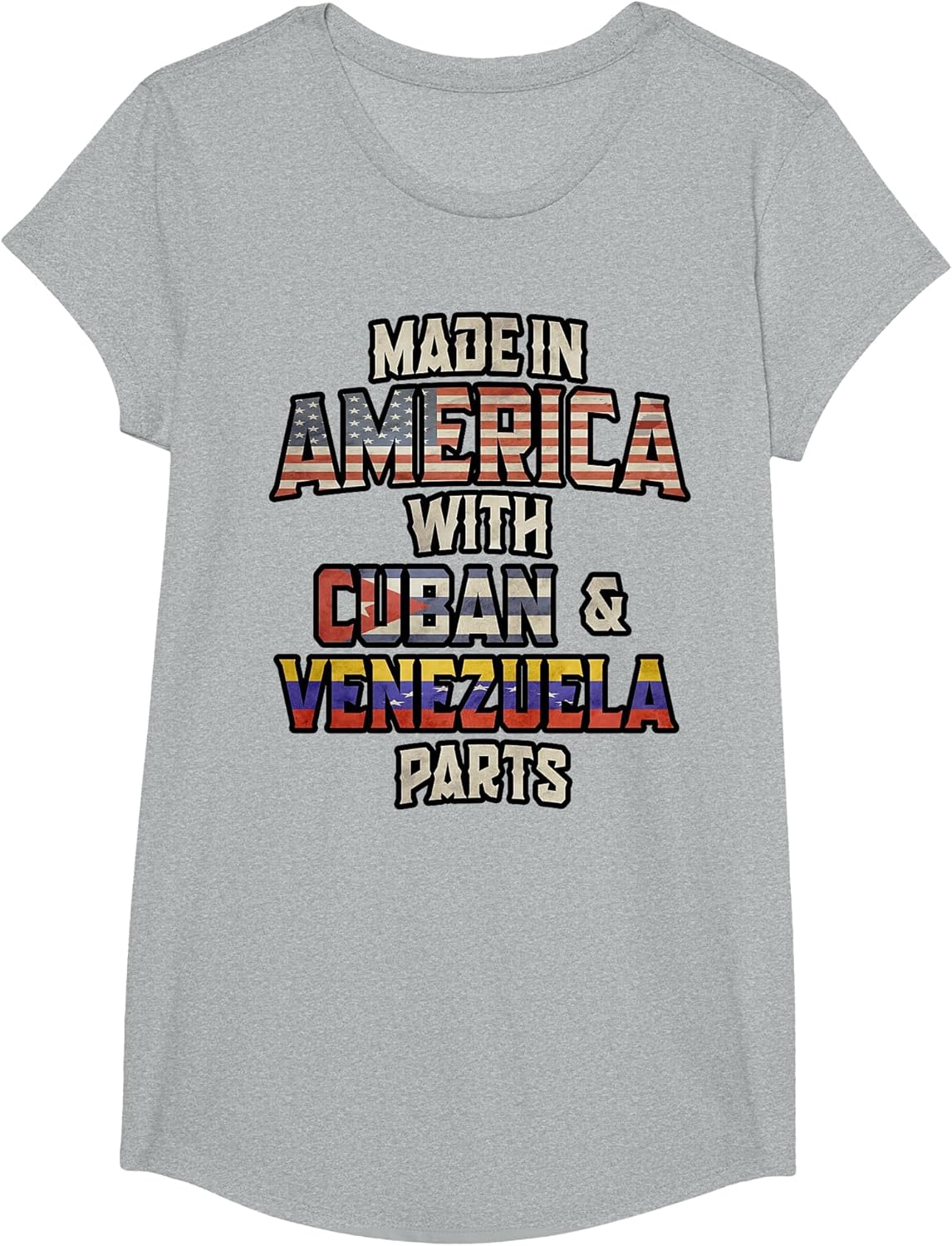 Cuban and Venezuelan Made in America Mix Heritage Vintage