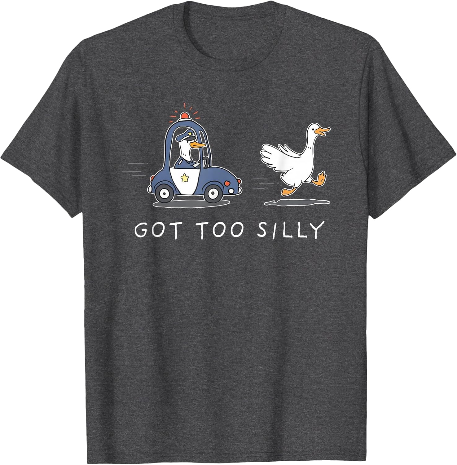 Got Too Silly Goose, Silly Goose Chased by Police Car