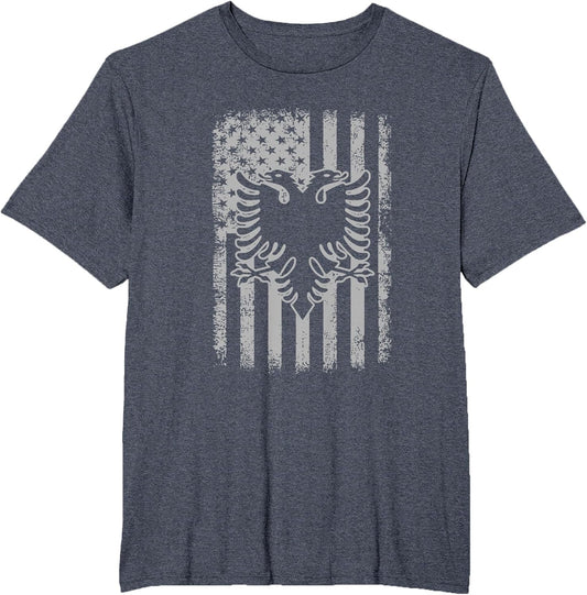 Albania American USA Flag Patriotic Albanian