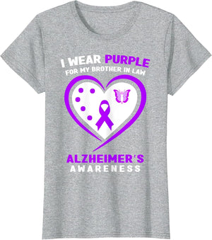 I Wear Purple for My Brother in Law Alzheimer’s Awareness