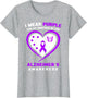 I Wear Purple for My Brother in Law Alzheimer’s Awareness