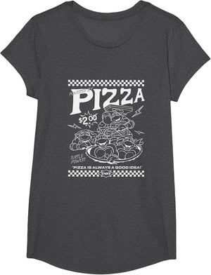 Teenage Mutant Ninja Turtles Pizza Time Retro Diner Menu