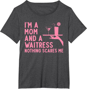 Waitress Art for Mom Women Girls Bartender Server Waitress