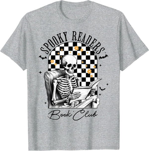 Groovy Spooky Readers Book Club Skeleton Book Lovers Bookish