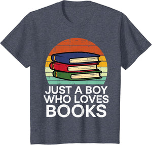 Kids Just A Boy Who Loves Books Read Reading Librarian Kids