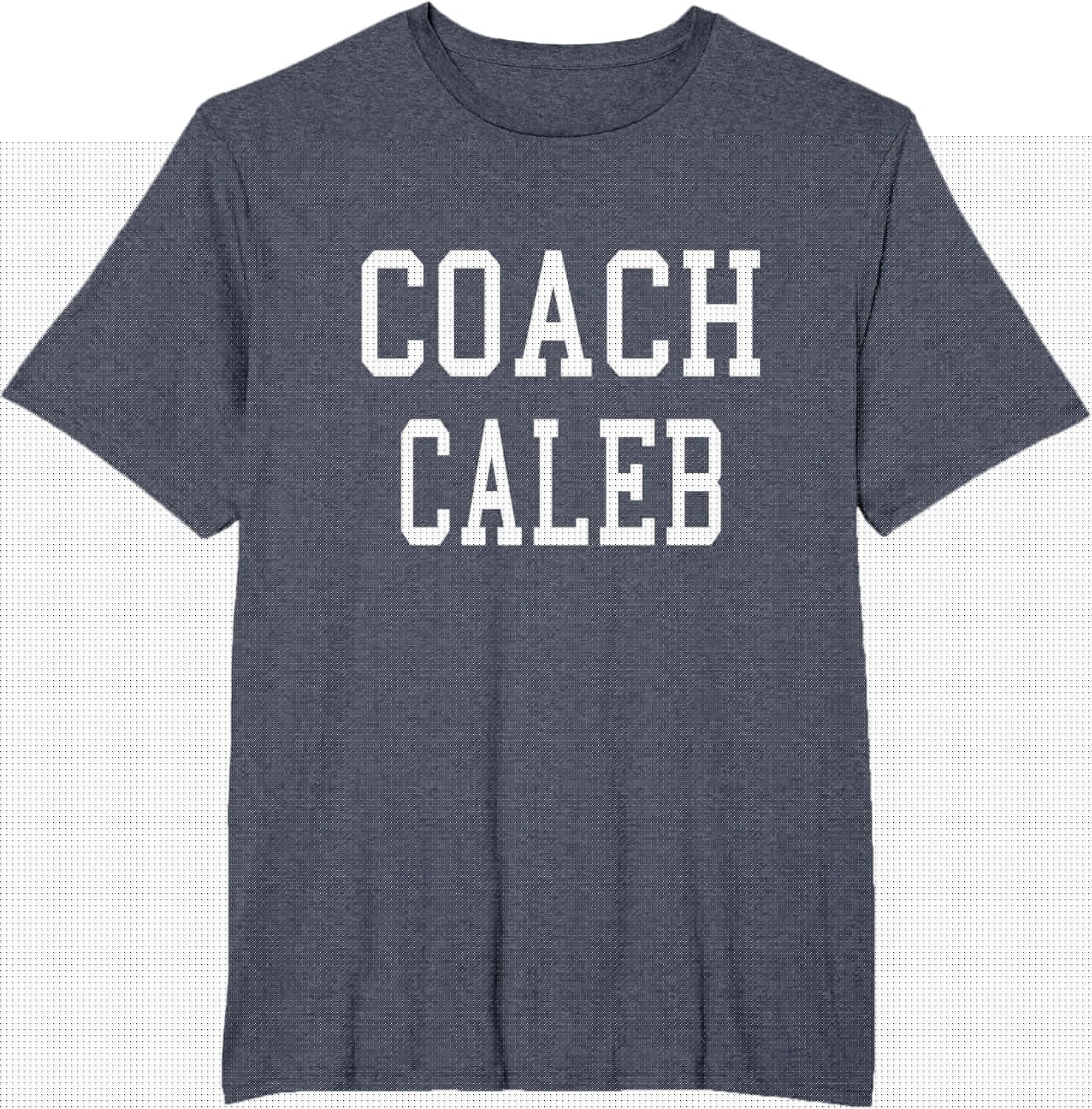 Coach Caleb Custom Football Soccer Baseball Team