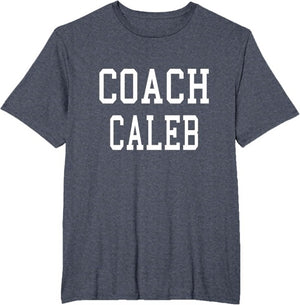 Coach Caleb Custom Football Soccer Baseball Team