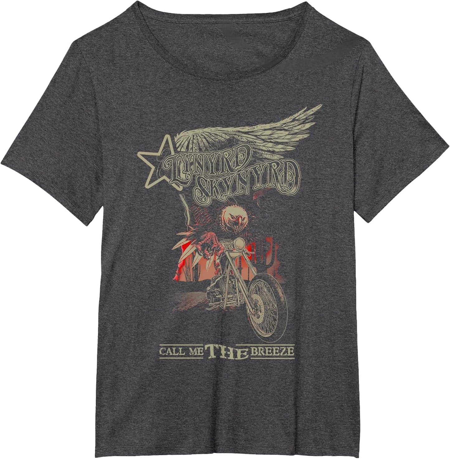 Lynyrd Skynyrd Call Me Breeze Biker Eagle Classic Retro Rock