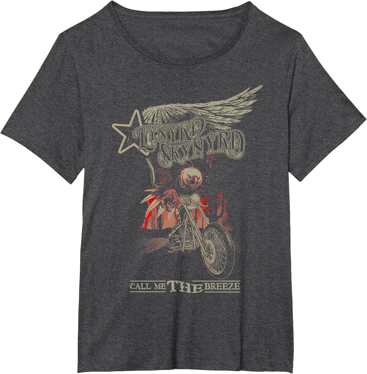 Lynyrd Skynyrd Call Me Breeze Biker Eagle Classic Retro Rock