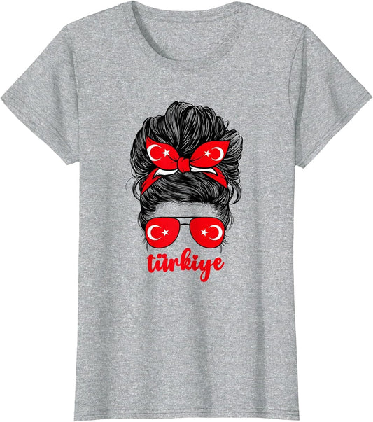 Turkish Girl Türkiye Turkey Flag Girls Woman