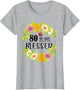 Floral Happy 80th Birthday 80 Years Blessed