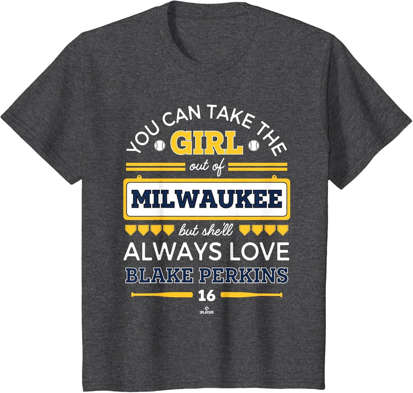 She'll Always Love Blake Perkins Milwaukee Baseball MLBPA