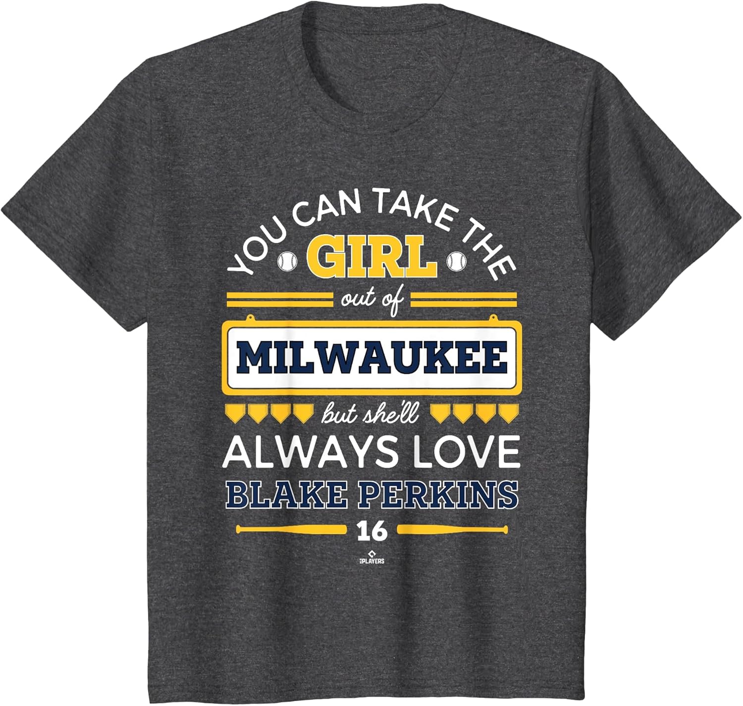 She'll Always Love Blake Perkins Milwaukee Baseball MLBPA