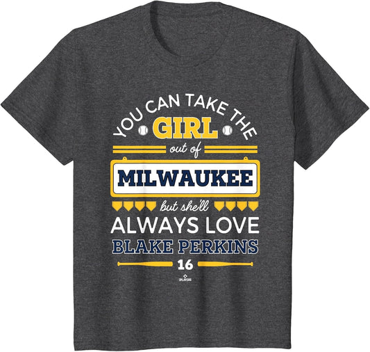 She'll Always Love Blake Perkins Milwaukee Baseball MLBPA