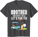 Brother Birthday Crew Let's Par Golf Birthday Golfer