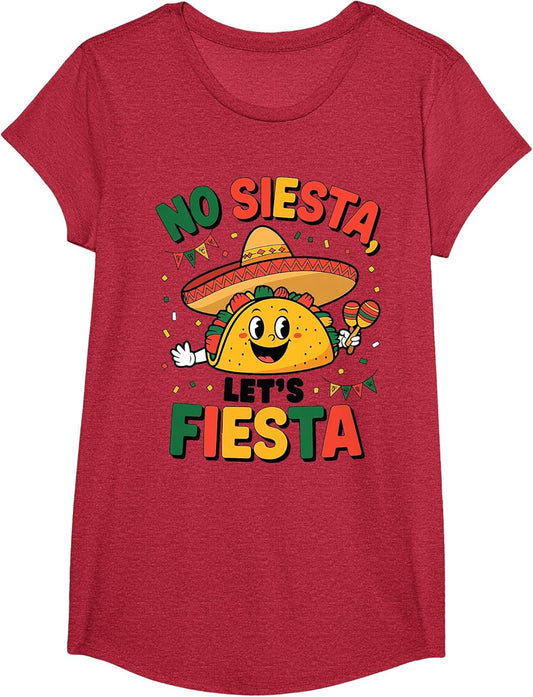 Funny No Siesta Let's Fiesta Cinco Mayo Taco Men Boy Toddler