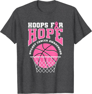 Basketball Hoop Breast Cancer Awareness Month Hoops for Hope