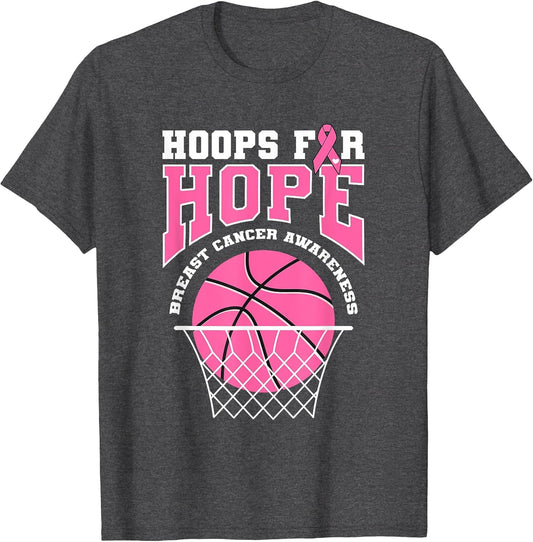 Basketball Hoop Breast Cancer Awareness Month Hoops for Hope