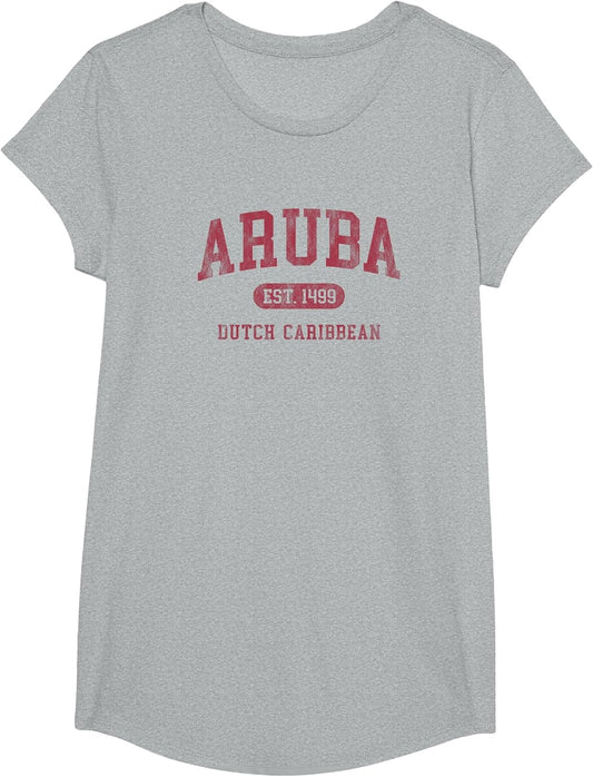 Aruba Est 1499 Throwback Letter Souvenir