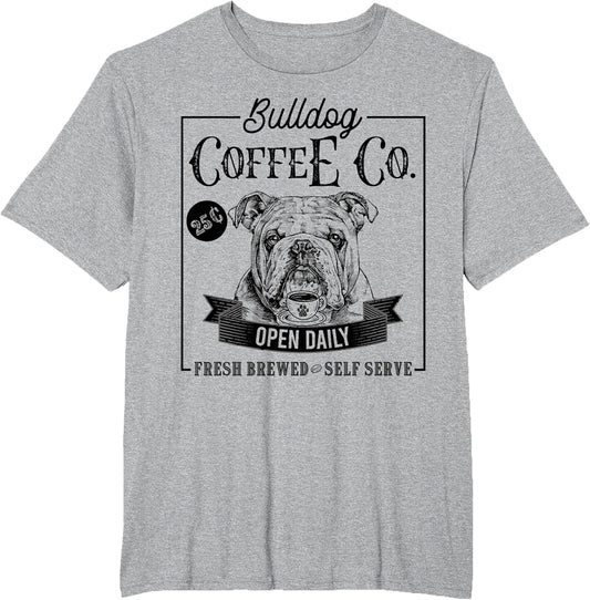Retro English Bulldog Coffee Funny Dog Mom Coffee Lover