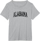 Alabama AL Vintage Athletic Sports Black Design
