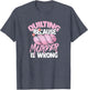 Quilting Because Murder is Wrong - Quilting Needle and Yarn