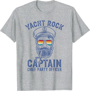 Yacht Rock Captain Pontoon Boat Party Sailor Boating