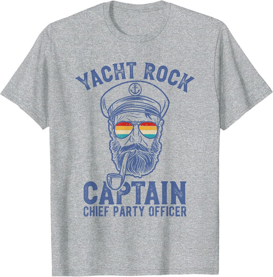 Yacht Rock Captain Pontoon Boat Party Sailor Boating