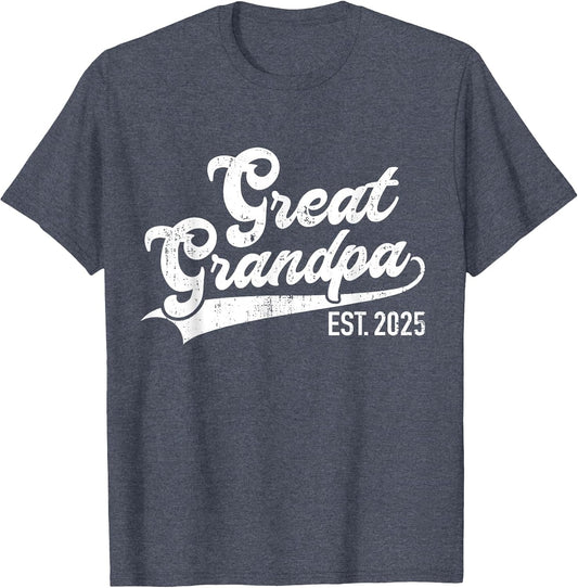 Great Grandpa est. 2025 for Pregnancy Announcement
