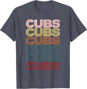 Retro Cubs Name Throwback Vintage