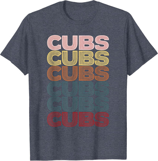 Retro Cubs Name Throwback Vintage