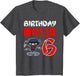 Birthday Ninja for 6 Year Old Little Ninja 6th Birthday