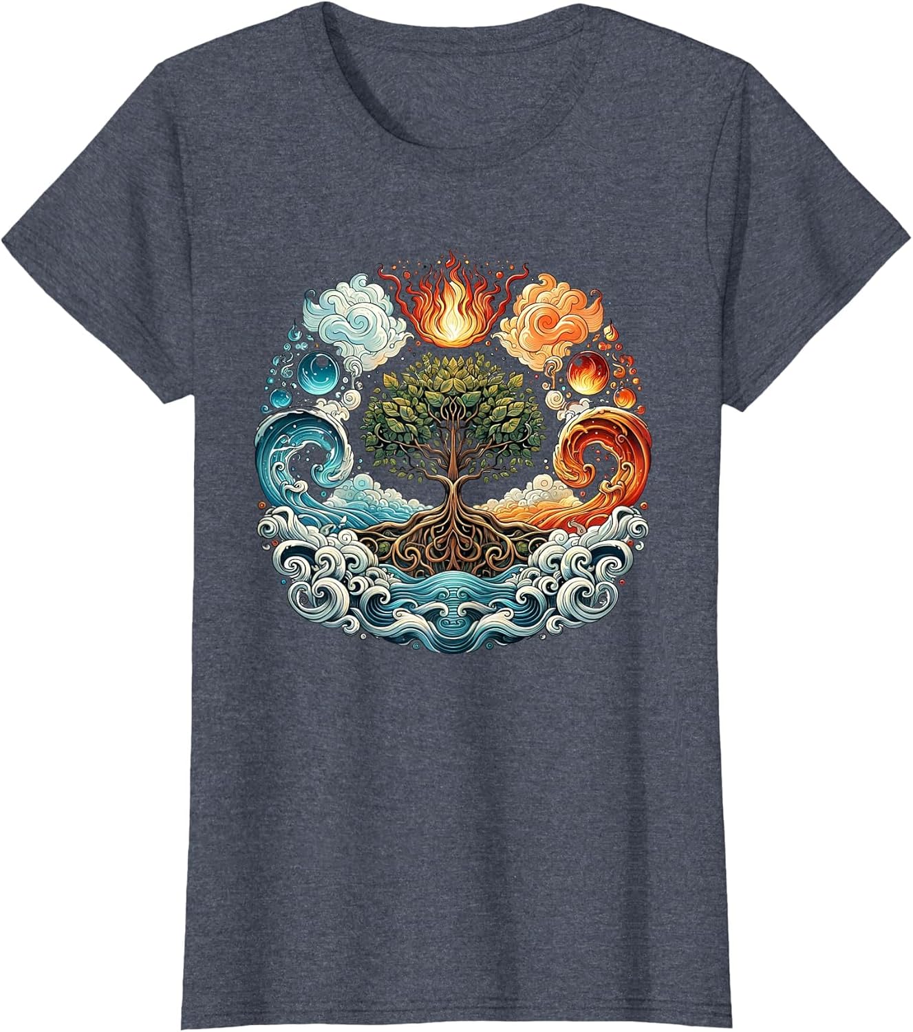 Tree of Life Spiritual Earth, Water, Fire & Air