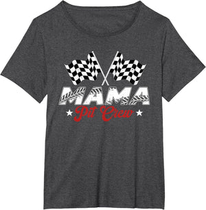 Mama Pit Crew Race Car Birthday Family Racing